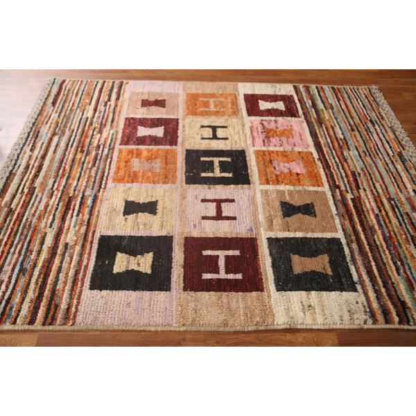 Rug Source Outlet OneofaKind HandKnotted New Age 5'2" X 6'8" Wool